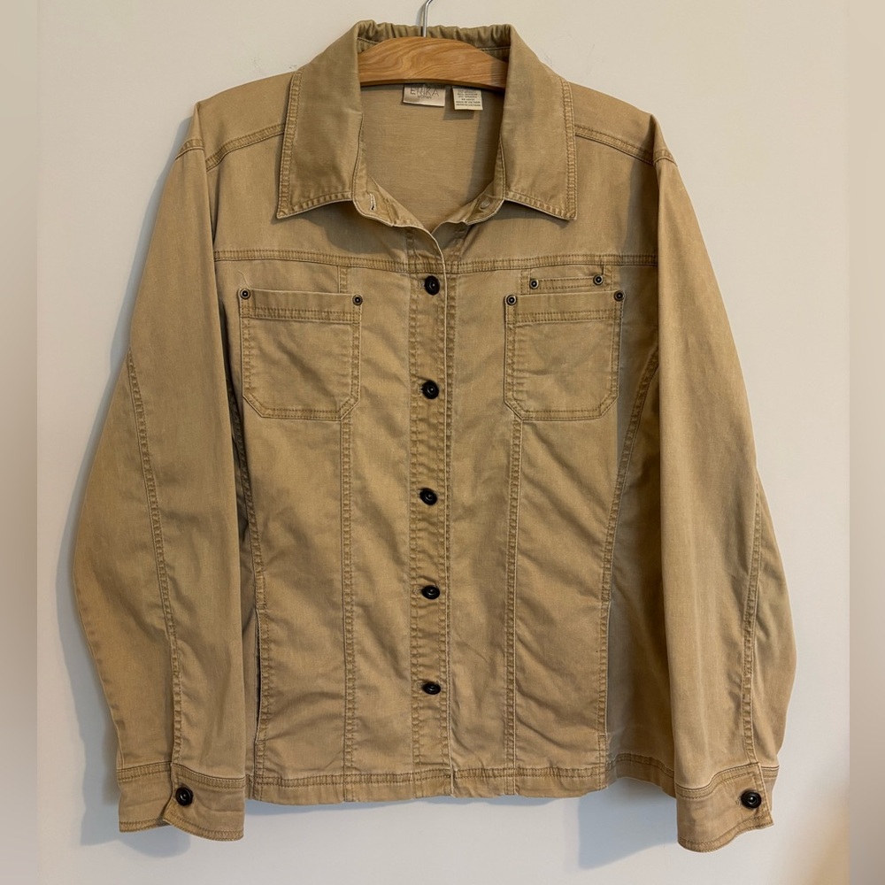 Erika Woman khaki utility Jacket
